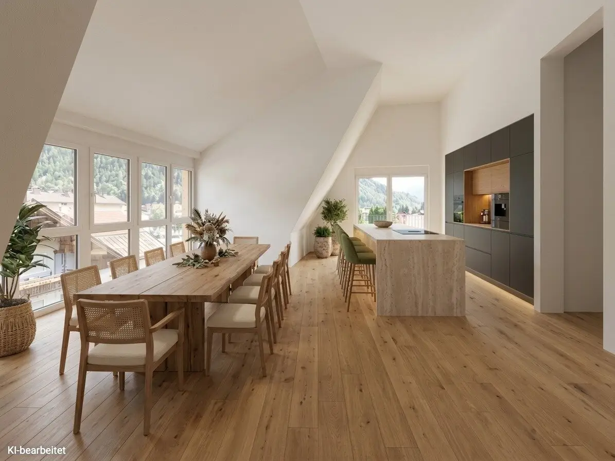 Exclusive top floor apartment in Kufstein, unique living dream
