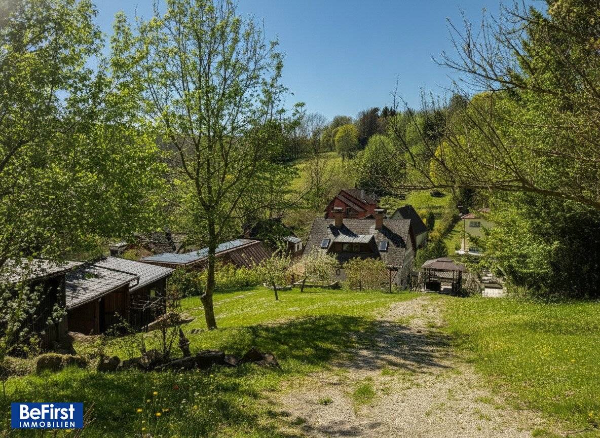 Wunderschönes großes Garten-/Waldgrundstück mit Villa aus 1898 in Ruhelage