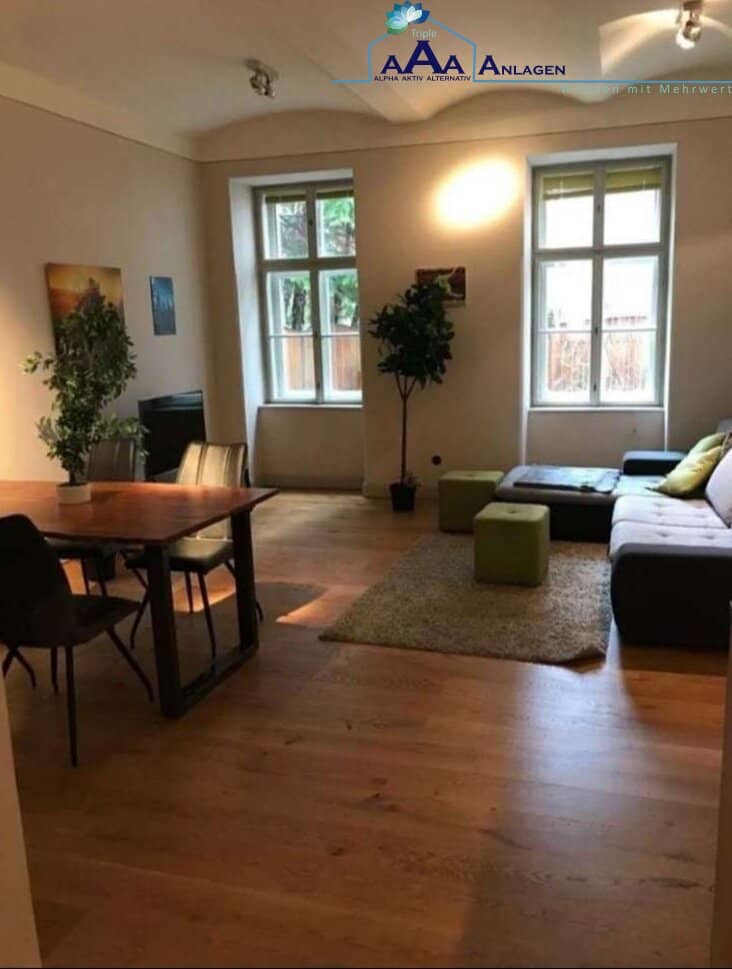 Beautifully renovated old building apartment in Penzing directly on the Wienfluss near Kennedybrücke? No surrounding quotes, no trailing punctuation, no emojis