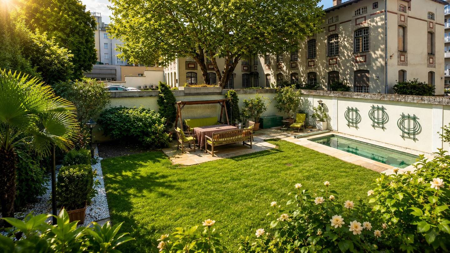 LINZ Innenstadt: Eine Rarität mitten in Linz – Stadthaus mit privatem Pool