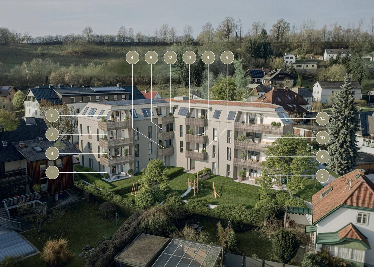 Neue Wohn-Oase unmittelbar vor den Toren der Romantikstadt Steyr