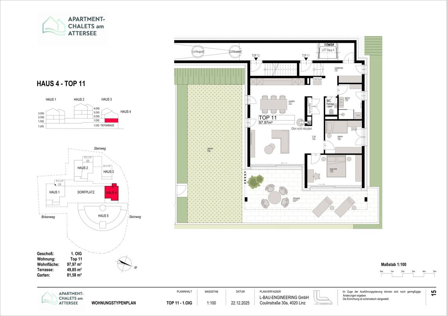 Commission-free - Exclusive Apartment-Chalets at the Attersee in Nußdorf