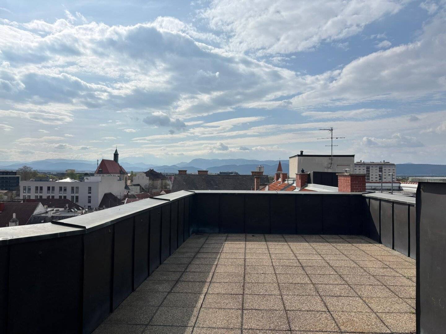 Rent with Purchase Option - Attic Apartment with Generous Roof Terrace and Distant View in one of Wiener Neustadt's Most Beautiful Old Town Houses
