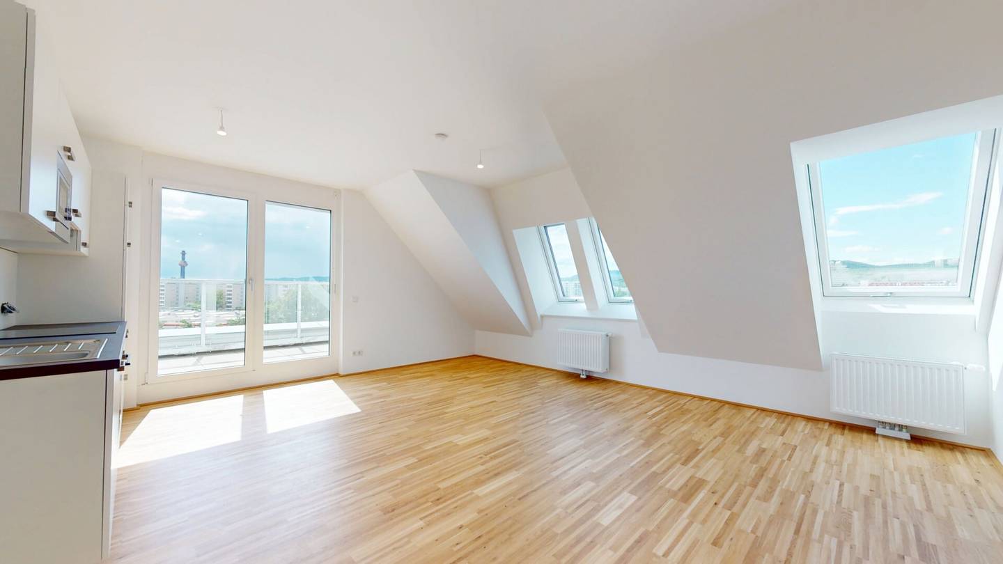 Exclusive 4-room maisonette in first occupancy with two outdoor spaces