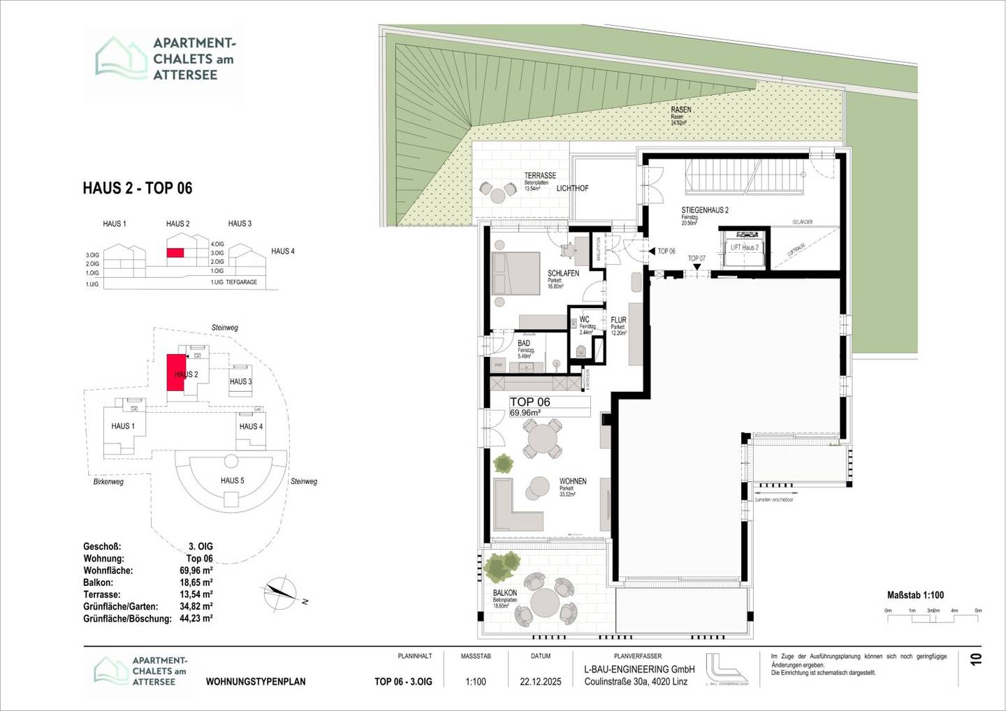 PROVISIONSFREI - Exklusive Apartment-Chalets am Attersee in Nußdorf