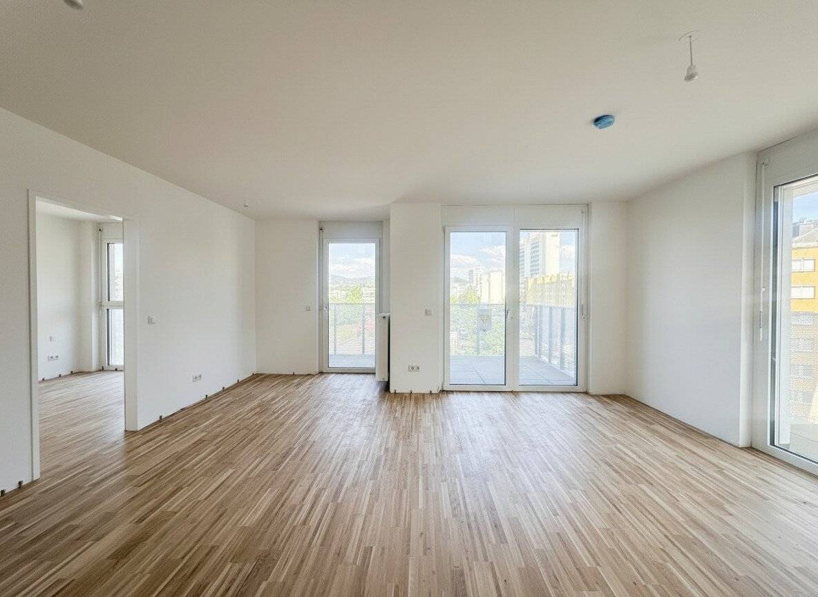Bright two-room apartment with two balconies in first occupancy from July 2026