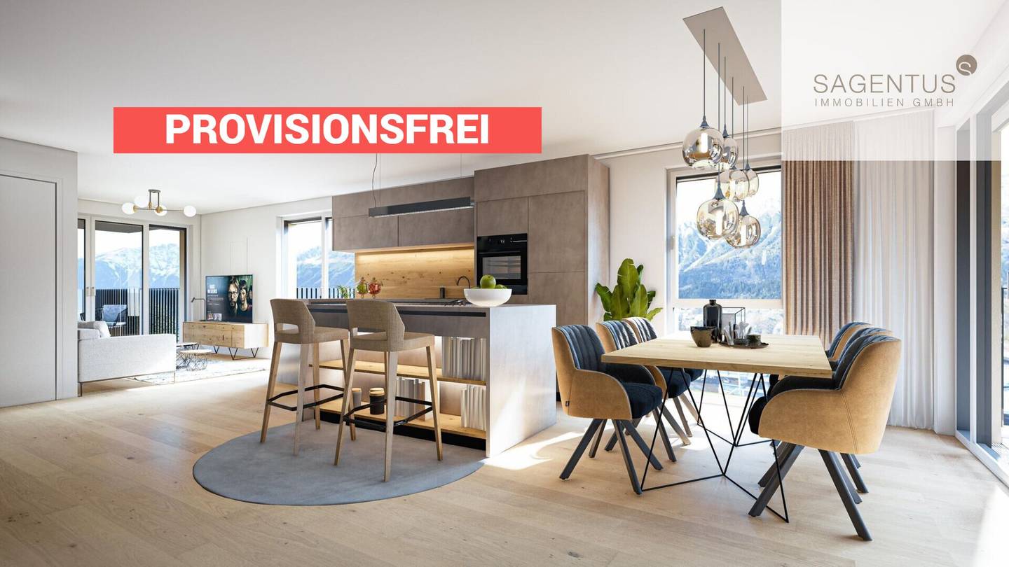 INNSBRUCK: NEUBAU-3-Zimmer-Dachgeschoss-Wohnung mit 2 Terrassen und 1 Balkon ab sofort provisionsfrei zu kaufen