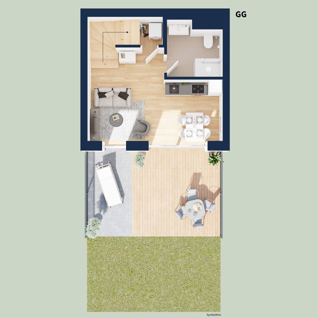 KÜHLE SOMMER IM ZWEITWOHNSITZ! Ferien mit der Natur: Ihre perfekte Gartenmaisonette mit Perspektive!