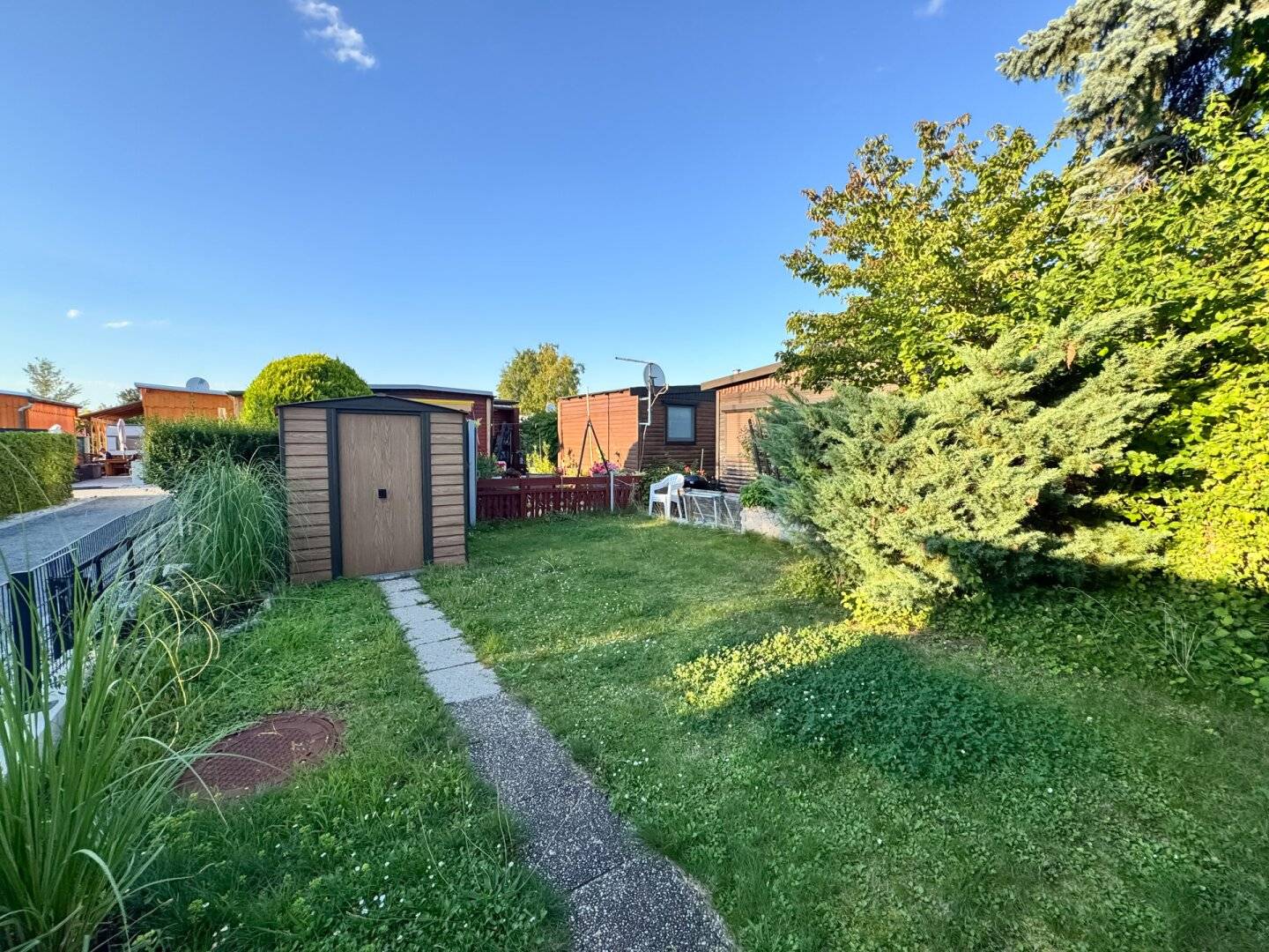 Mobilheim auf 170 m2 Grundstück, DOPPELPARZELLE in beliebten Ferienanlage am Neusiedler See!