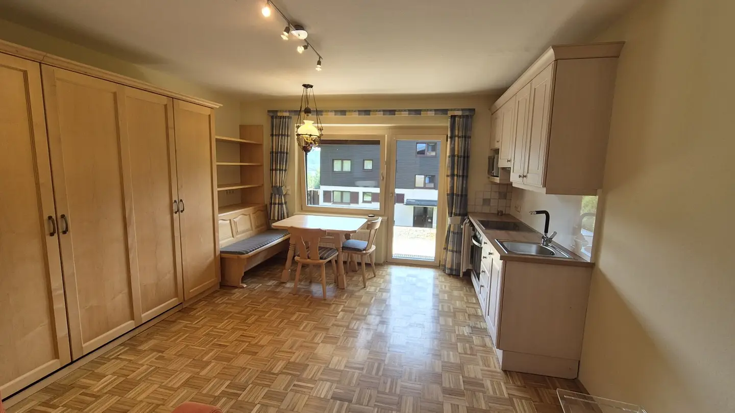 Einraumwohnung mit Terrasse zum Mieten