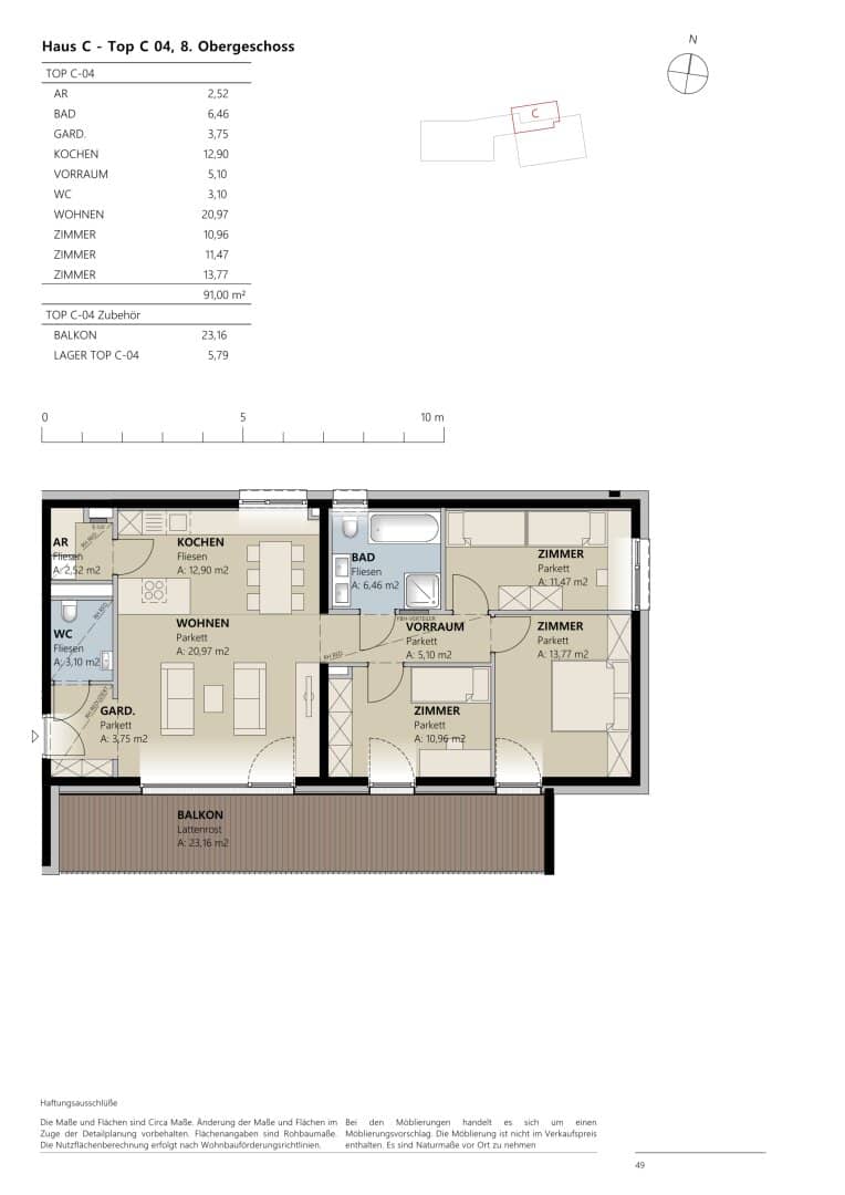 Traumhafte 4-Zimmer-Wohnung in Kappl – Erster Bezug mit Loggia und Tiefgarage!