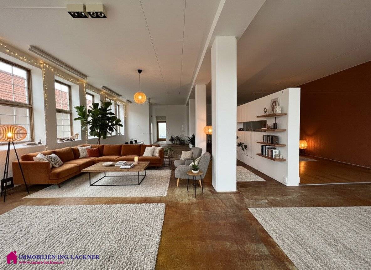 Loft | Atelier | Galerie | Büro | Wohnen & Arbeiten | Exklusives Fabrikloft mit ca. 190 m² | Gewerbeimmobilie mit Charakter