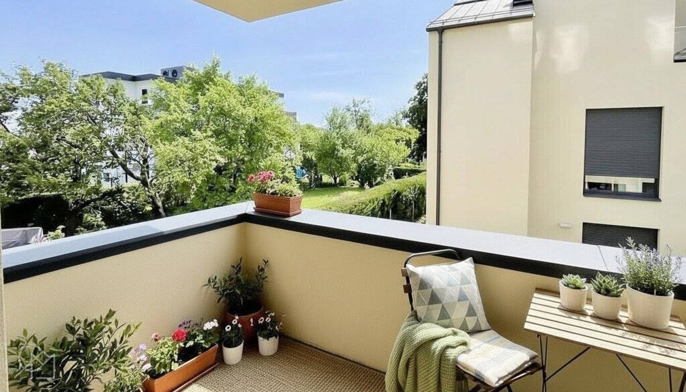 HELLE BALKON-WOHNUNG im OG * ERSTBEZUG * in ESSLING & NATUR