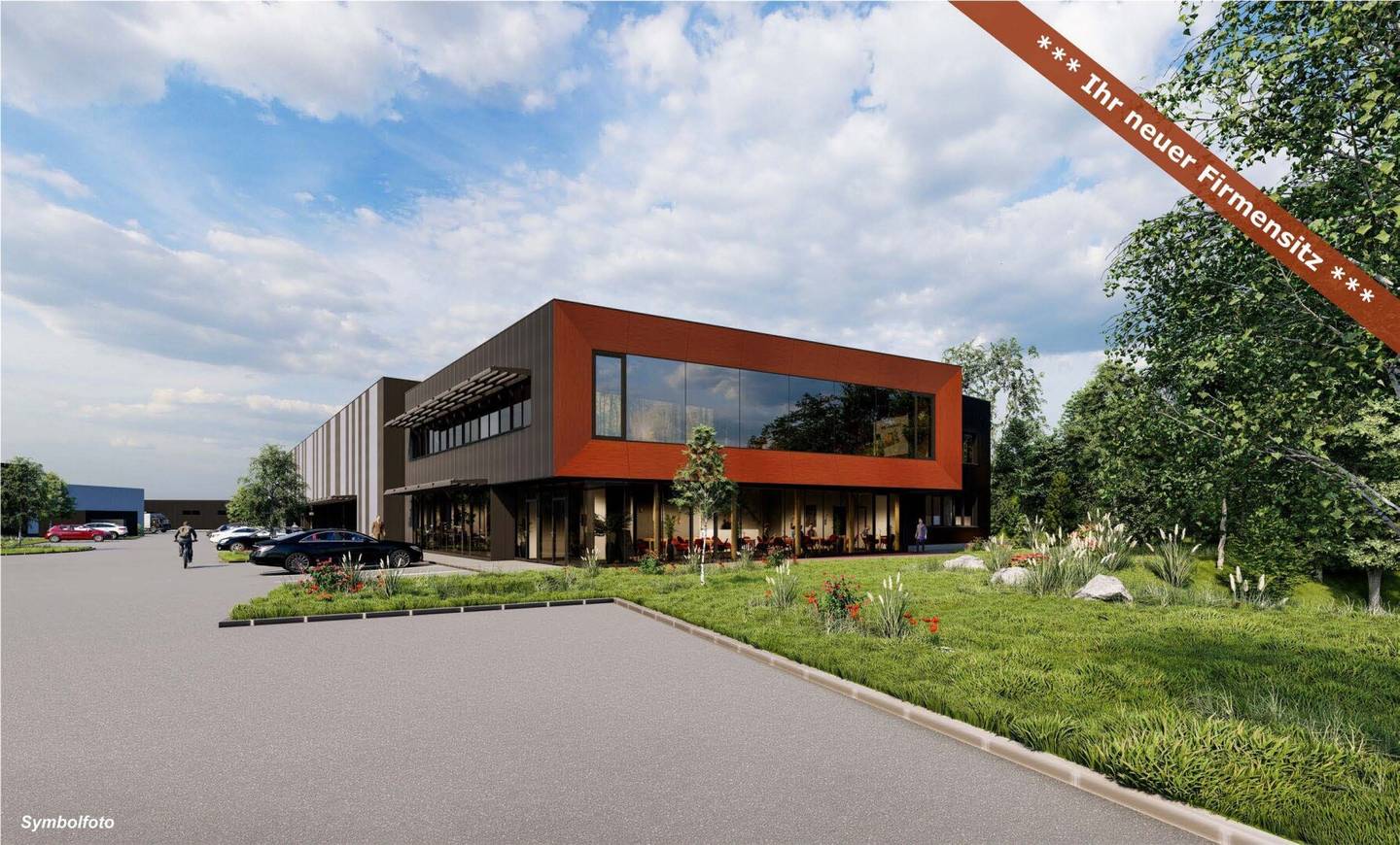 Traismauer North / New Production Building in Campus 33 Business Park for Rent