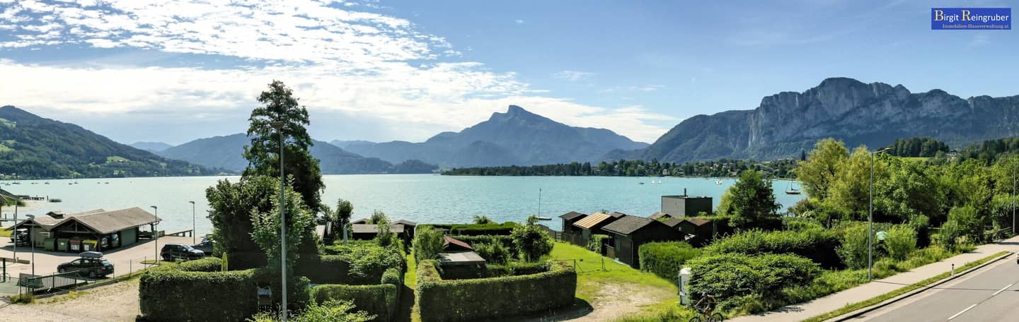 Stylish attic apartment in Mondsee: first occupancy, balcony &amp; luxury fittings