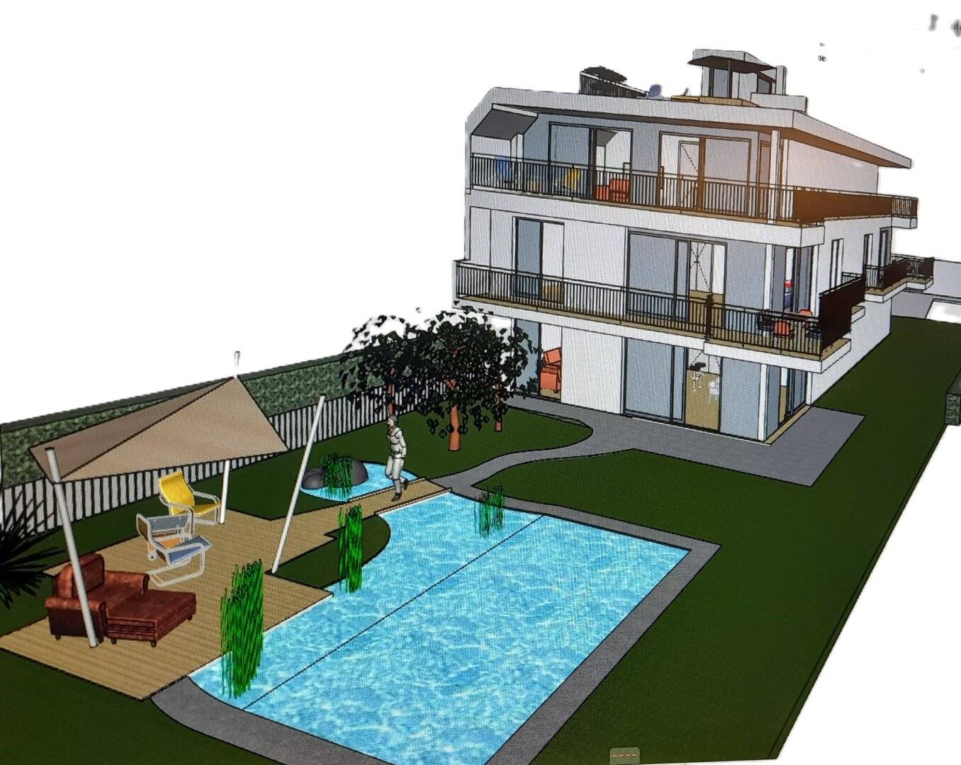COCO LOVELY TOP 1 - 2 GARTENWOHNUNG 149  m²  - TERRASSE UND POOL