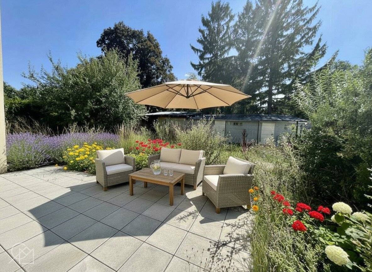 WOHNTRAUM in DOPPELHAUSHÄLFTE mit 110 m2 GARTEN * ERSTBEZUG * in ESSLING & NATUR