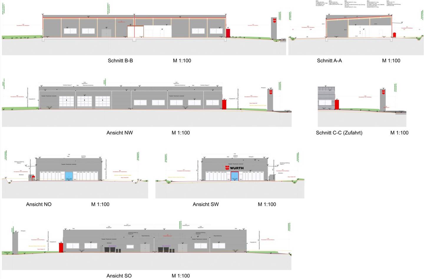 Fürstenfeld: Neubau-Geschäftsgebäude (Gewerbe-/Bürofläche ca. 420 m²) direkt am Schnellstraßenzubringer S7 langfristig zu mieten