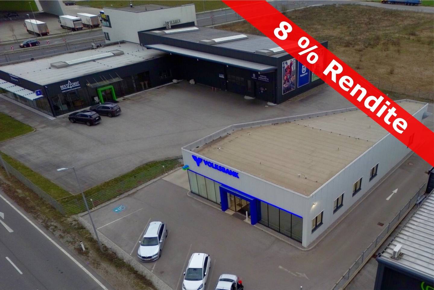 St. Pölten-Hart / Modern business property in top location fully rented 8% return