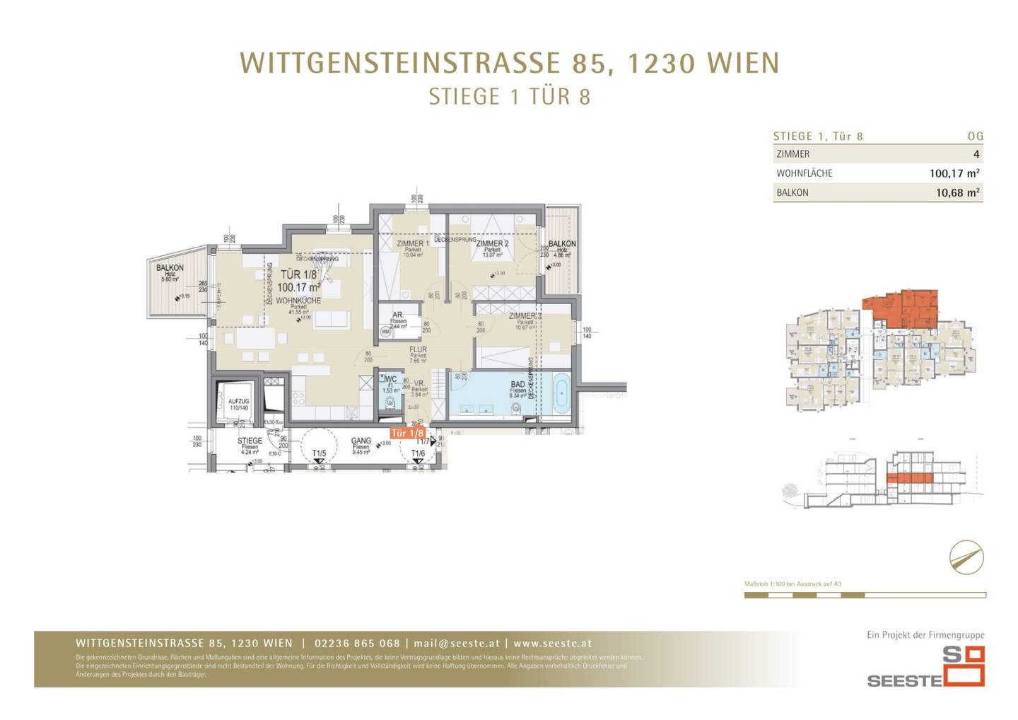 Grundriss Tür 1/8