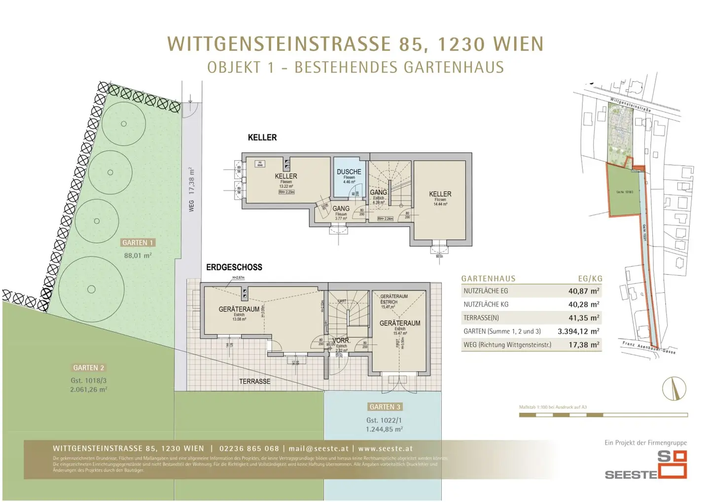 Bestehendes Gartenhaus - Objekt 1