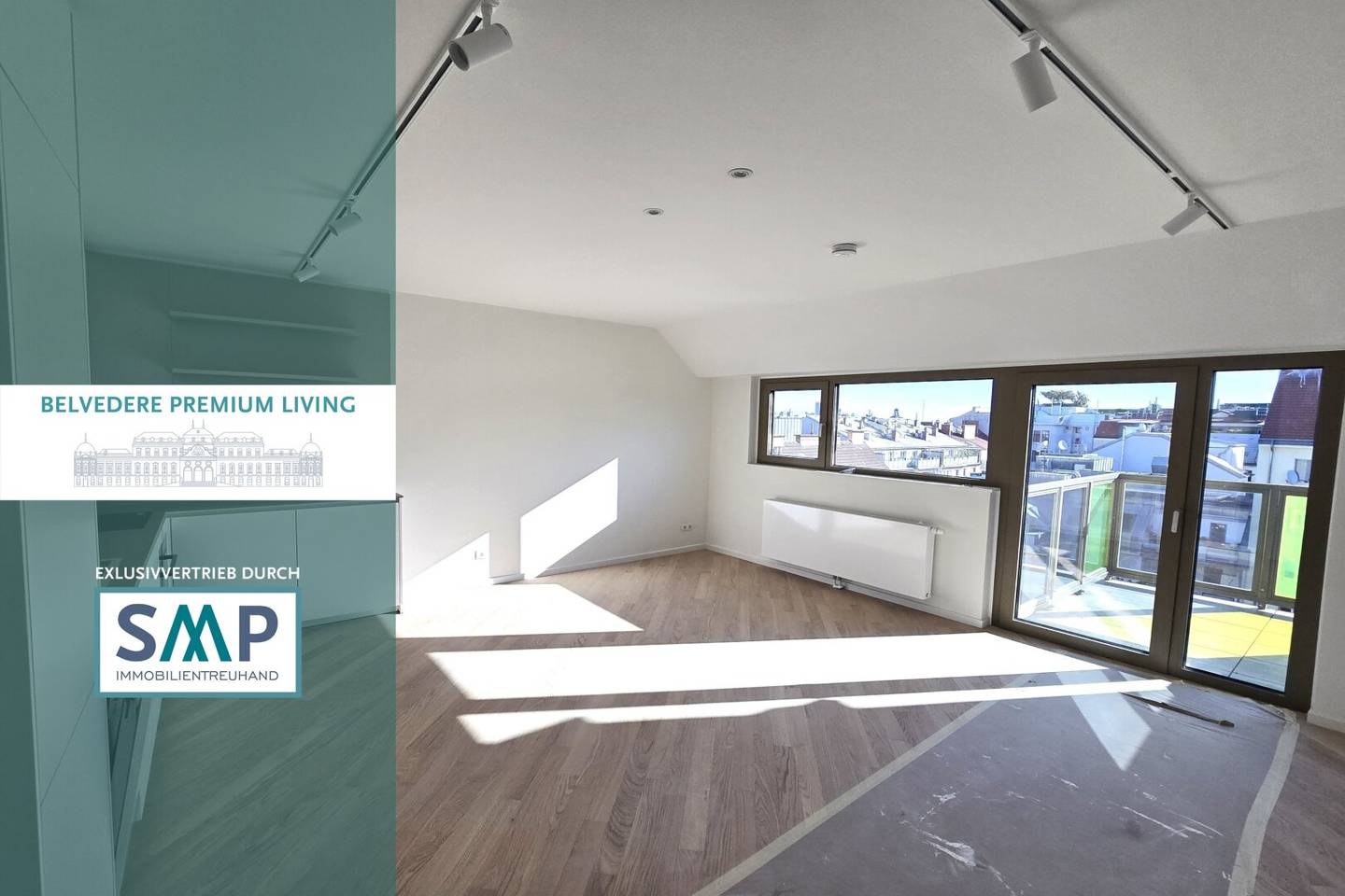 Belvedere Premium Living: 3 Room Apartment &amp; Balcony