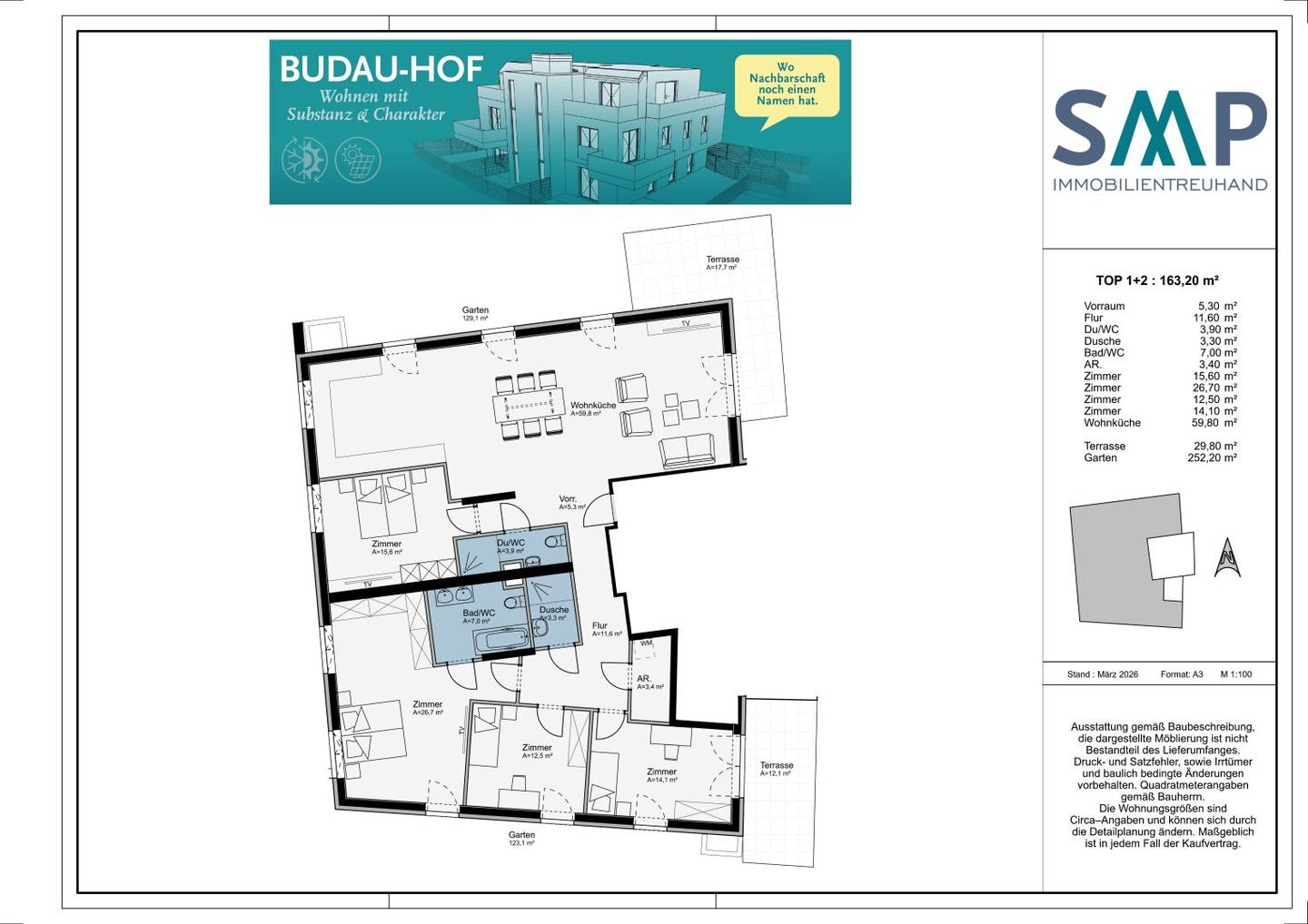 BUDAU-HOF | Wohnen mit Substanz und Charakter: Die exklusive Garten-Residenz