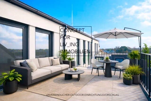 Exclusive 112 m² roof terrace apartment. Underground garage. Elevator. | Ideal for investors. Available from Summer 2026