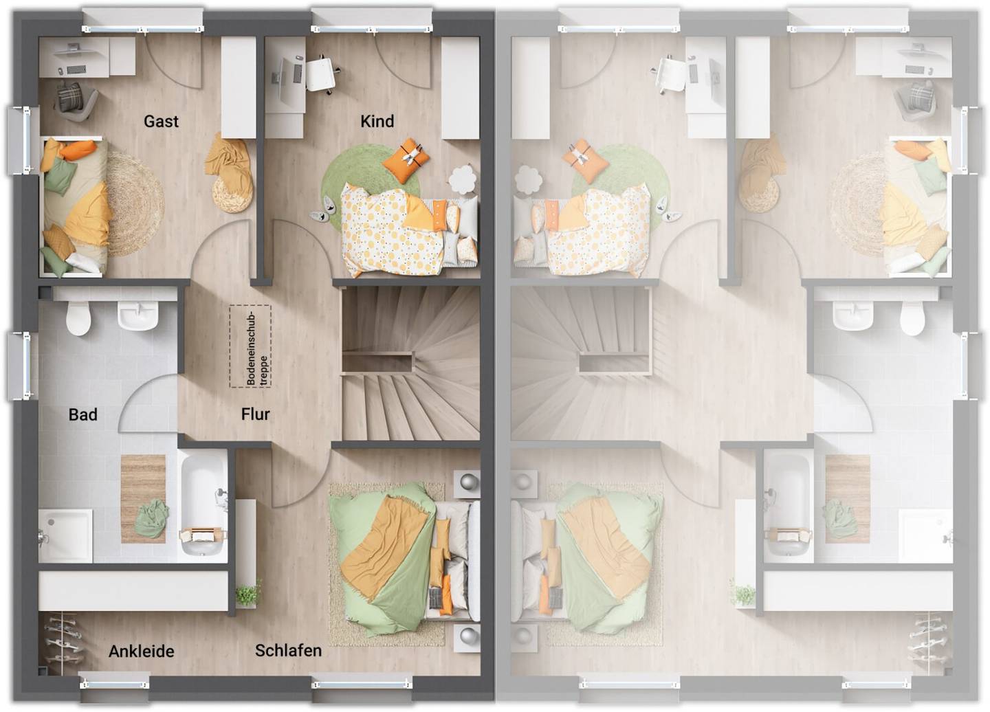 Schlüsselfertiges Einfamilienhaus in Polling mit ca. 110 m2 in Massivbauweise inkl. Grundstück sucht neuen Eigentümer