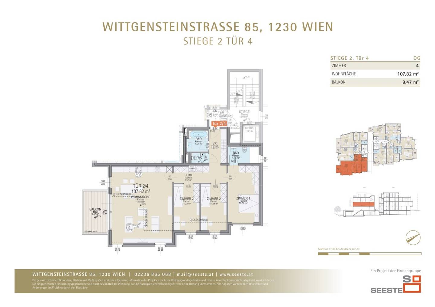 Grundriss Tür 2/4