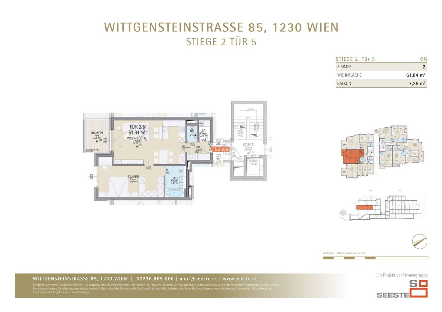Grundriss Tür 2/5