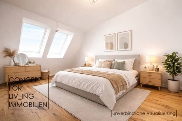 Exclusive 63 m² roof terrace maisonette. Garage. Elevator. Keller. Dreamlike view. Available from Summer 2026