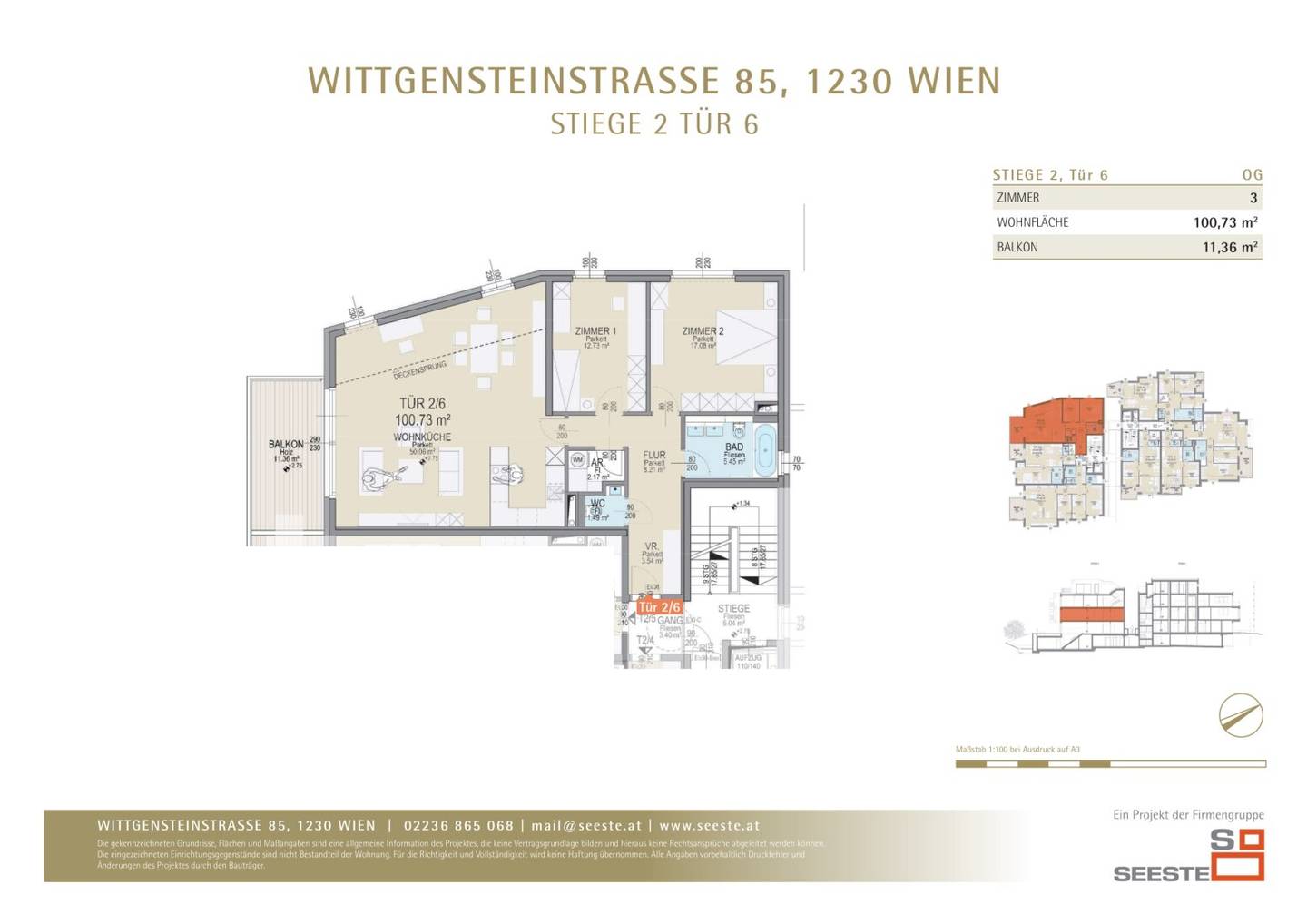 Grundriss Tür 2/6