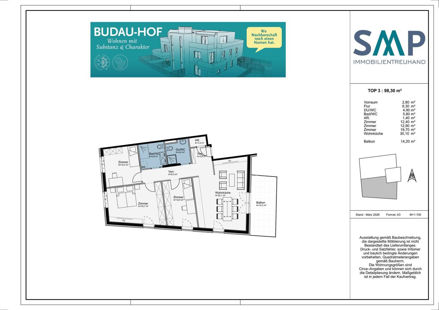 BUDAU-HOF | Wohnen mit Substanz und Charakter: Urbaner Weitblick für Anspruchsvolle