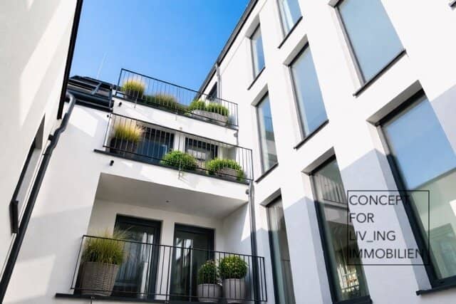 View to the Bisamberg. First occupancy. Beautiful balcony apartment. Dream location.