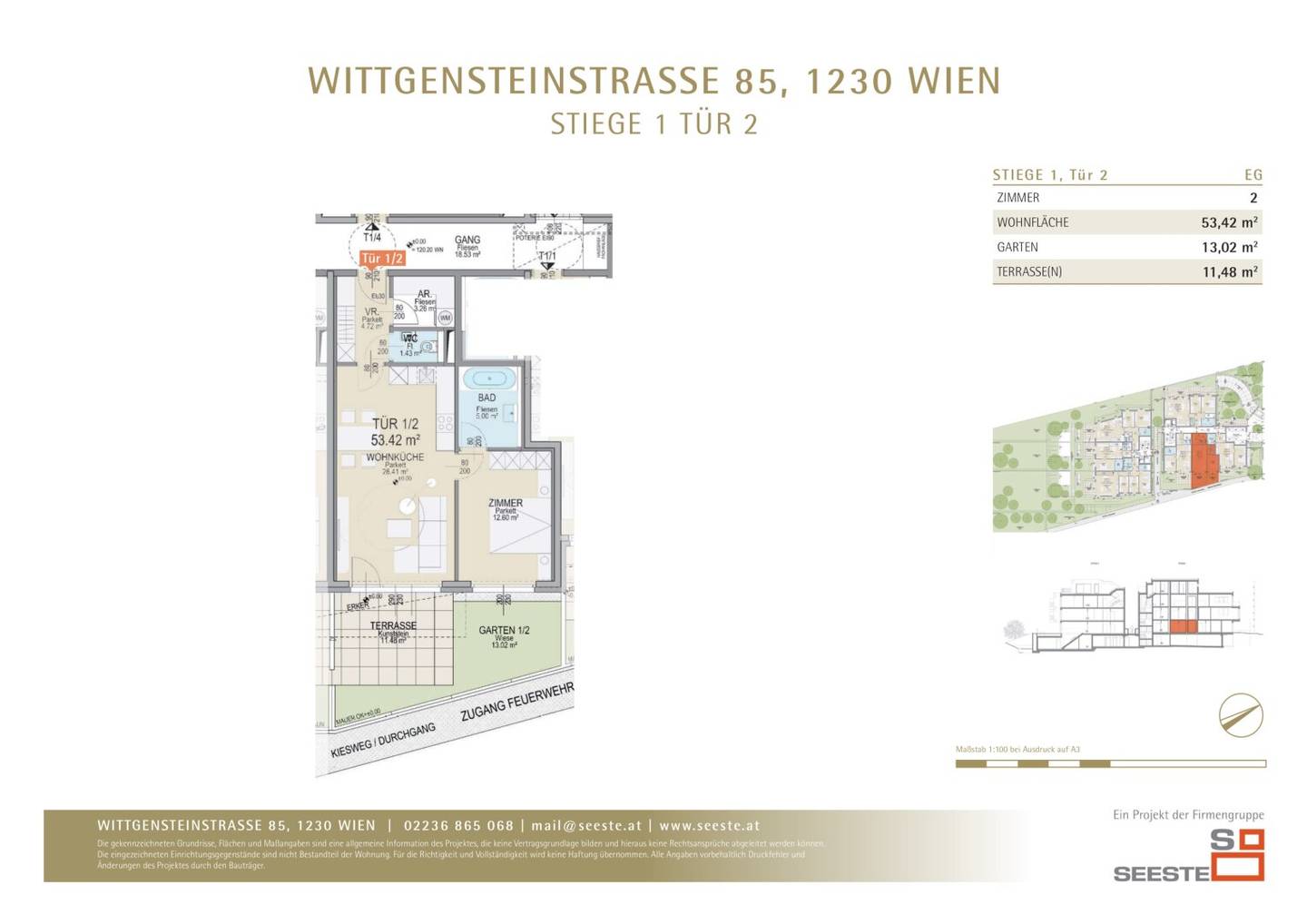 Wohnen nahe St. Ursula in Mauer, 1230 Wien