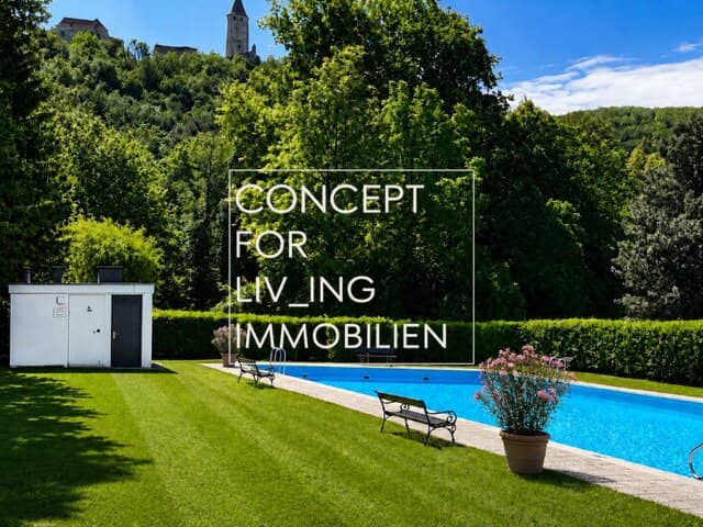 Architekten-Haus in Naturparkanlage Pool. Tennisplatz. | pure liv_ing.