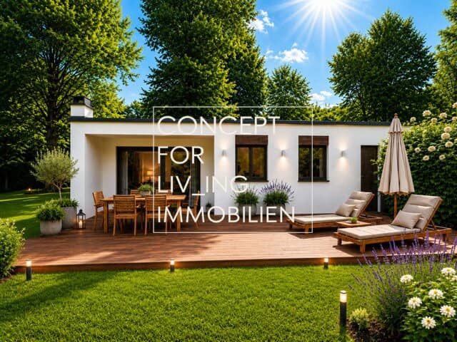 Architekten-Haus in Naturparkanlage Pool. Tennisplatz. | pure liv_ing.