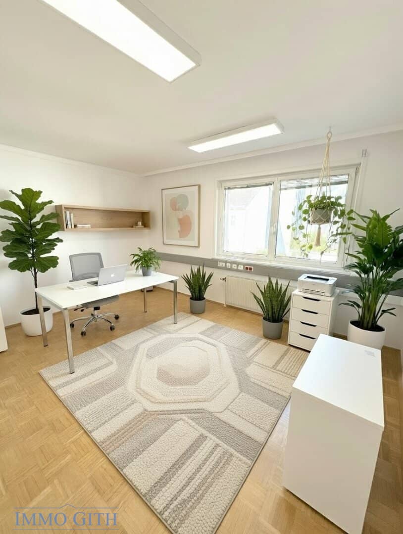 Nähe Spittelau | Büro mit acht Arbeitszimmern und Gemeinschaftsgarten zu mieten