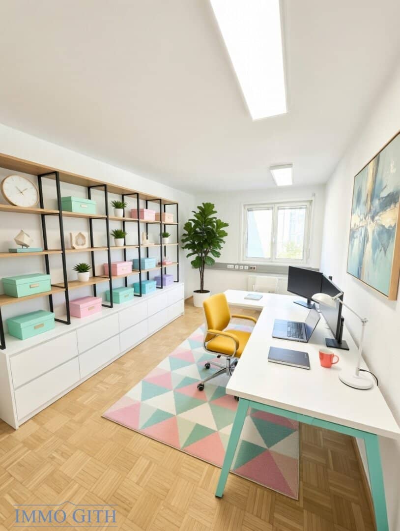 Nähe Spittelau | Büro mit acht Arbeitszimmern und Gemeinschaftsgarten zu mieten