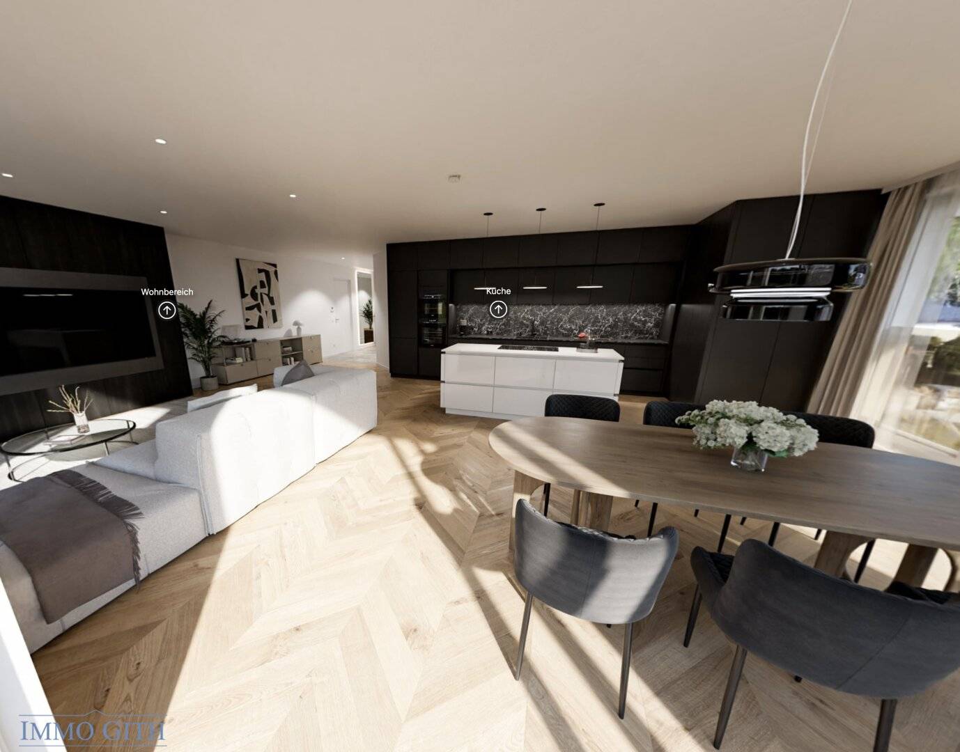 EXKLUSIVE CA. 171 m² GROSSE 4-ZIMMER-GARTENRESIDENZ MIT 27 m² TERRASSE & 229 m² PRIVATGARTEN IM REFUGIUM SONNBERG ZU KAUFEN!  – WOHNEN IN PERCHTOLDSDORFS BESTLAGE