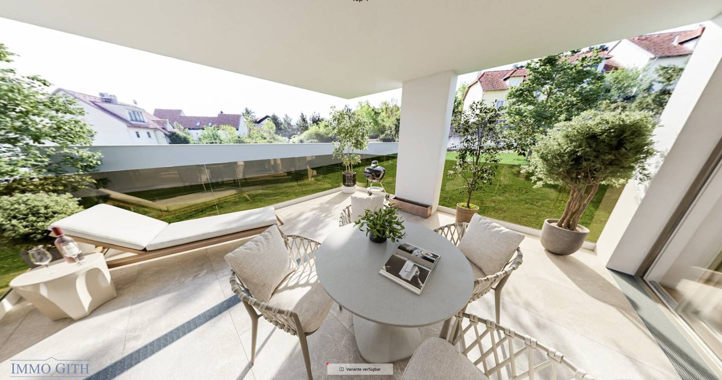 EXKLUSIVE CA. 125 m² GROSSE 3-ZIMMER-RESIDENZ MIT 32 M² PANORAMATERRASSE IM REFUGIUM SONNBERG ZU KAUFEN! – WOHNEN IN PERCHTOLDSDORFS BESTLAGE