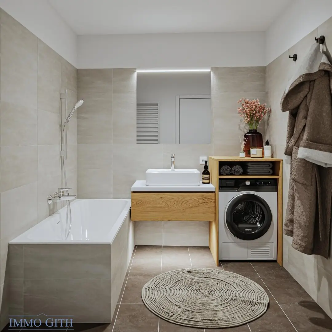 COMMISSION-FREE ATTRACTIVE 2-ROOM APARTMENT WITH LOGGIA IN SUBIN23 – LIVING IN VIENNA-SIEBENHIRTEN FOR SALE!