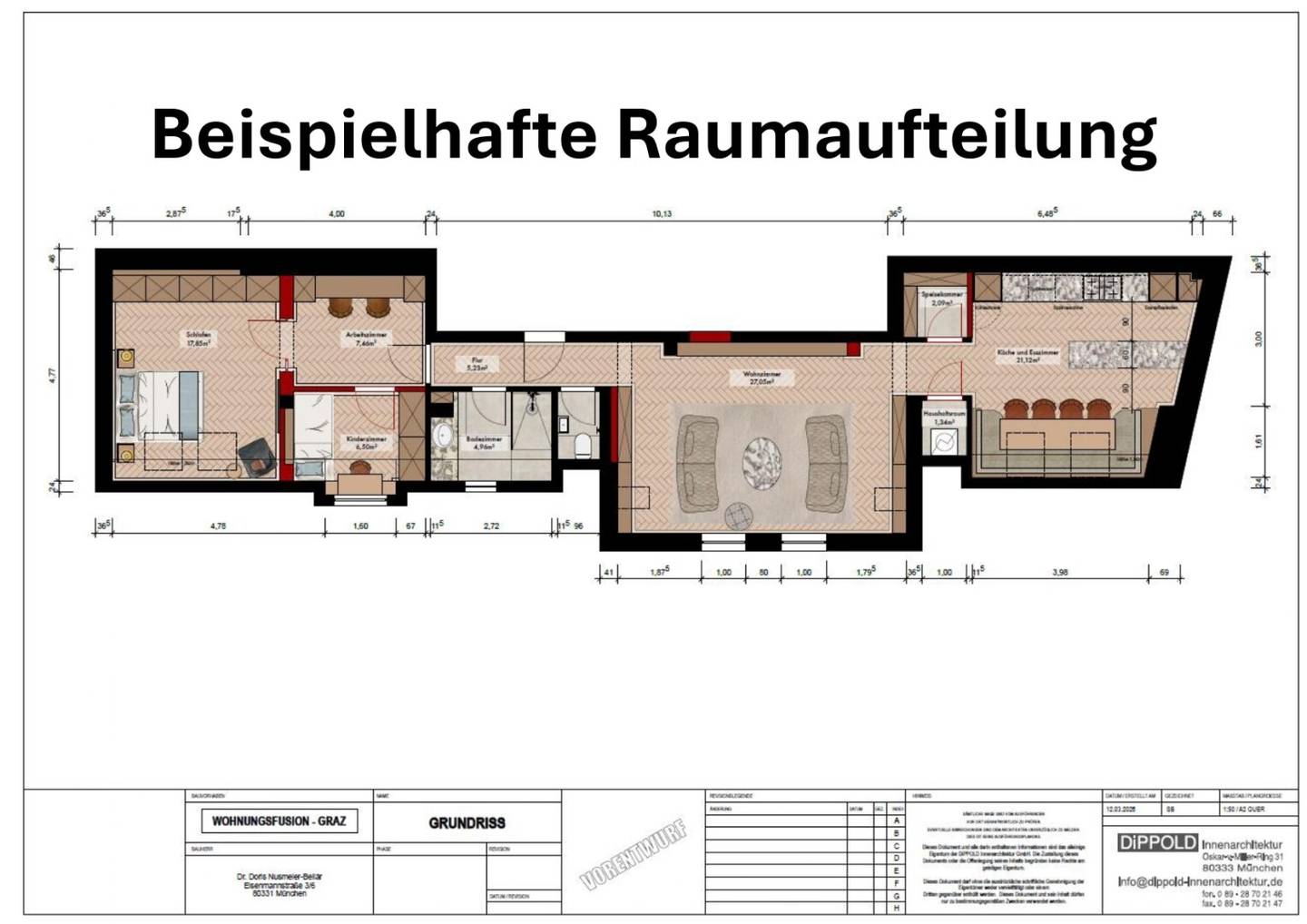 Two top-floor apartments in the best Graz location