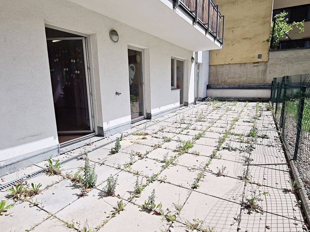 Open-ended lease, Hardtmuthgasse, 106 m2 new build with 41 m2 terrace, 4 rooms, kitchen, bathtub, parquet, quiet location