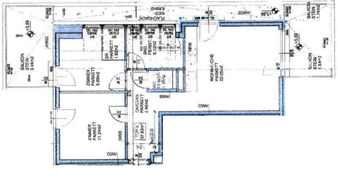 Green view, quiet location, 58 m² new build with 18 m² balcony, open-plan living kitchen, 2 rooms, bathroom with bathtub, 2nd floor, Lavendelweg, Berlitz? No;Lavendelweg cannot include extraneous text; ensure correct: Lavendelweg