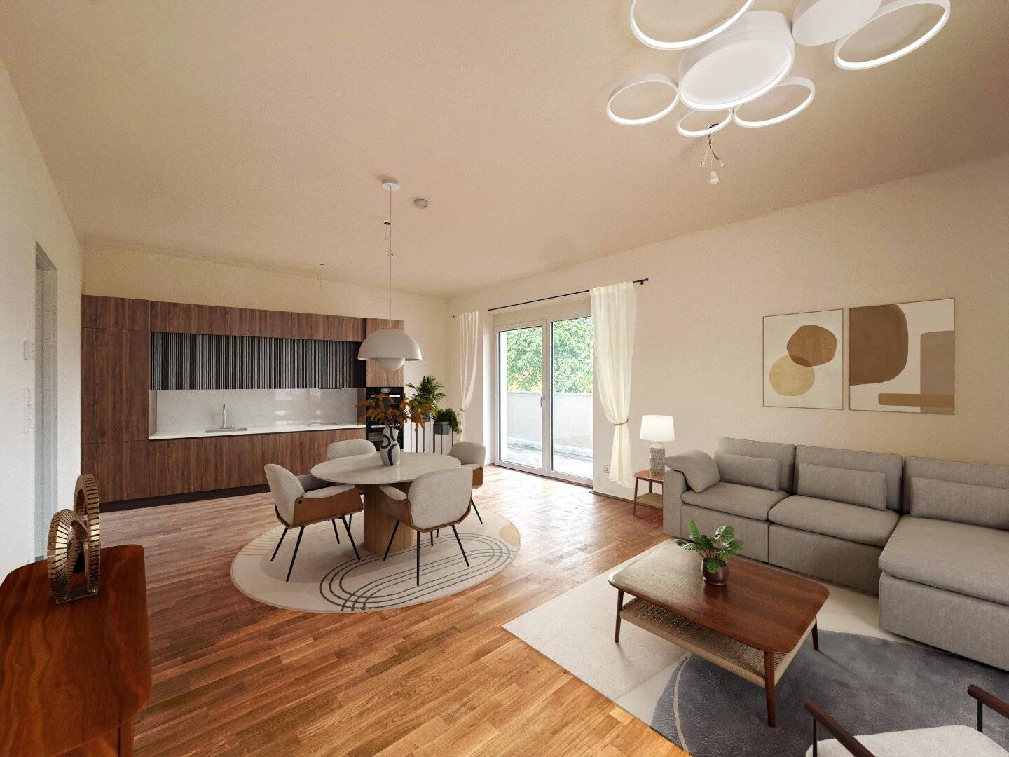 2 Months Rent Free Available From 15.09 Dreamlike 3 Room Apartment in Hofkirchen