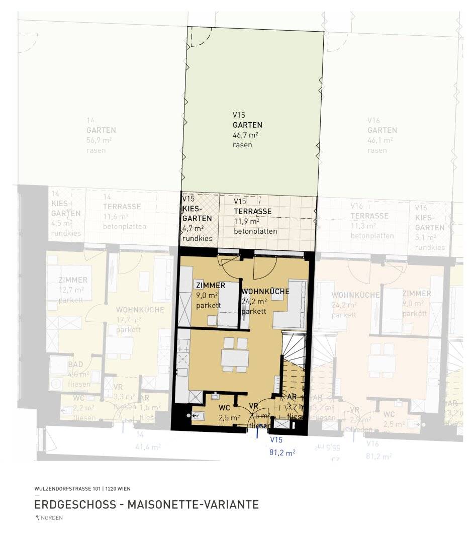 Provision free | Aspern Flats 101 Your dream of owning a home in the green