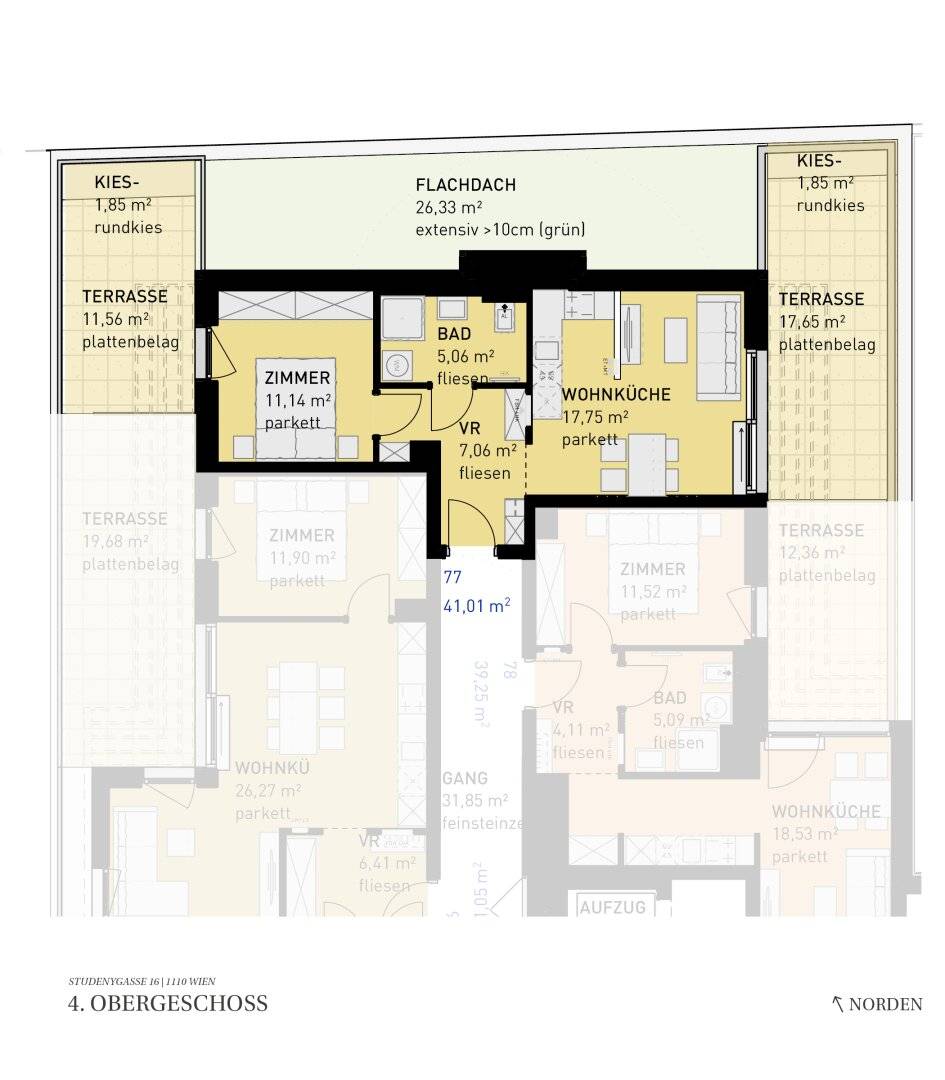 Provision-free Simmeringer Wohn(t)raum Where a home can be found
