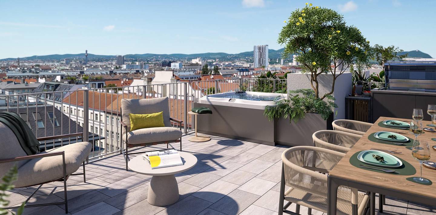 Commission Free Modern Living on the Danube Bank with Danube View